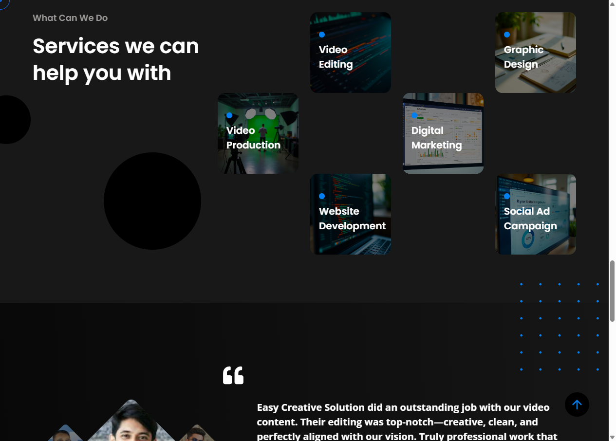 Easy Creative Solution agency site
